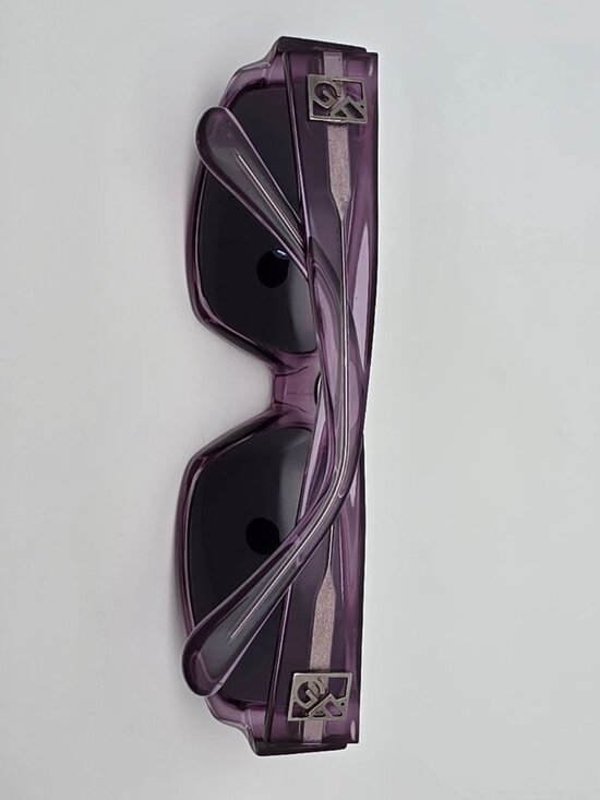 GF Ferre FF55403 Crystal Dark Purple Frame Dark Purple Lens Sunglasses Italy main image 5